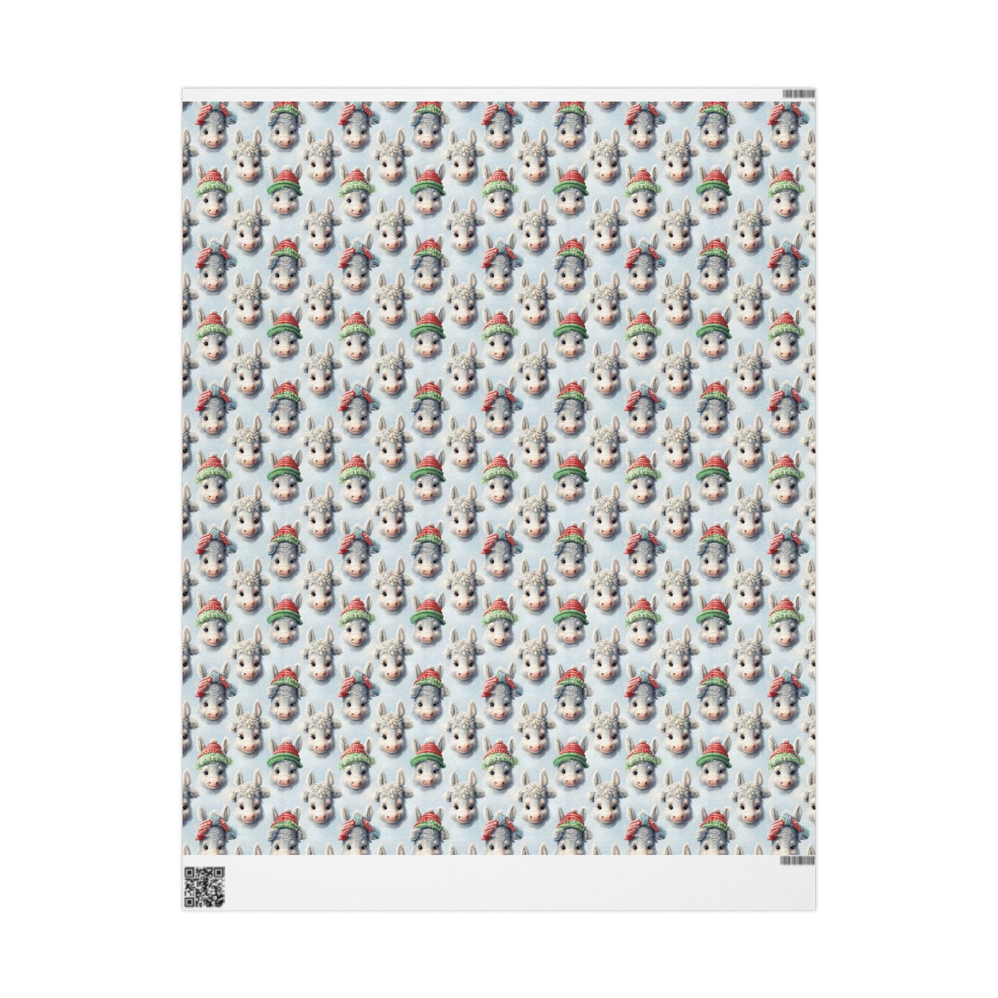 On the Farm with Donkey Wrapping Paper