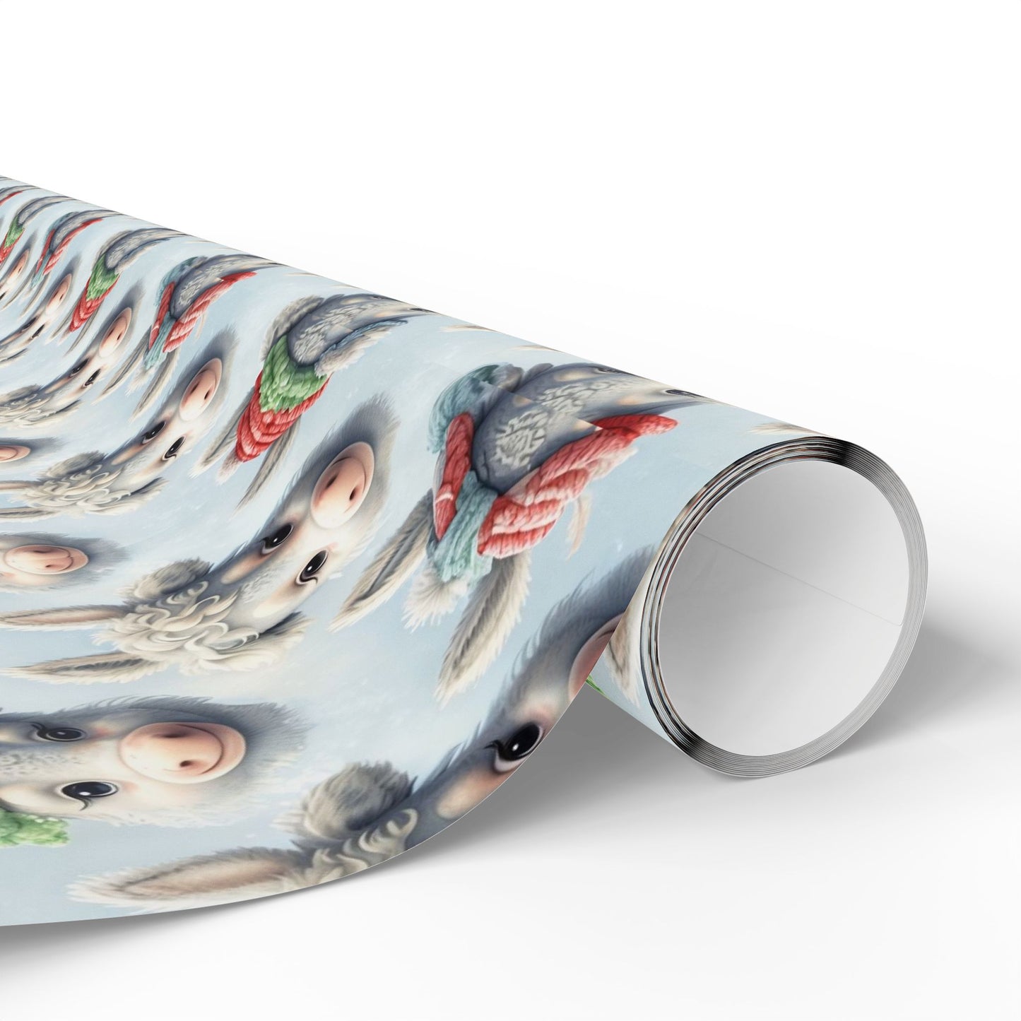 On the Farm with Donkey Wrapping Paper