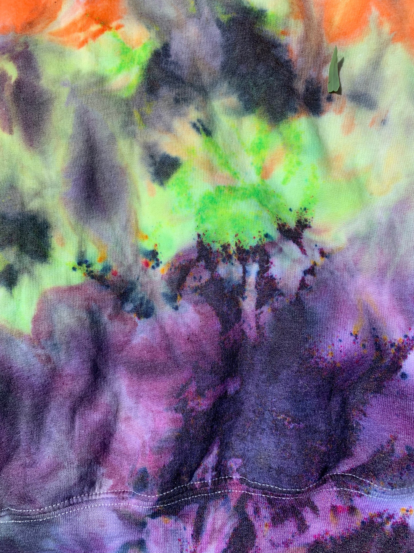 Spooky Vibes- Ice Dyed Crewneck