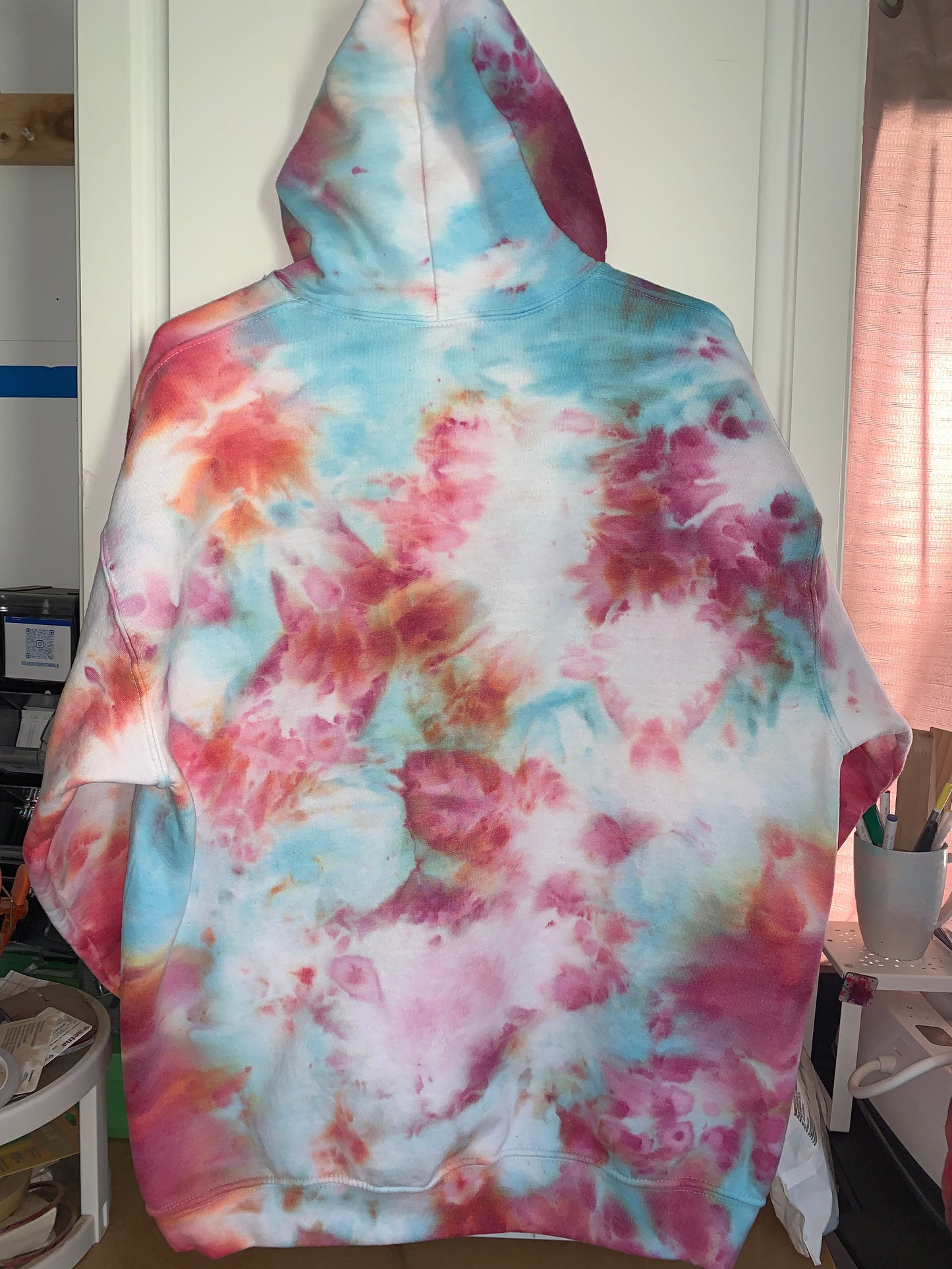 Razzle Dazzle, Bubble Gum and Coral Pink Ice Dye