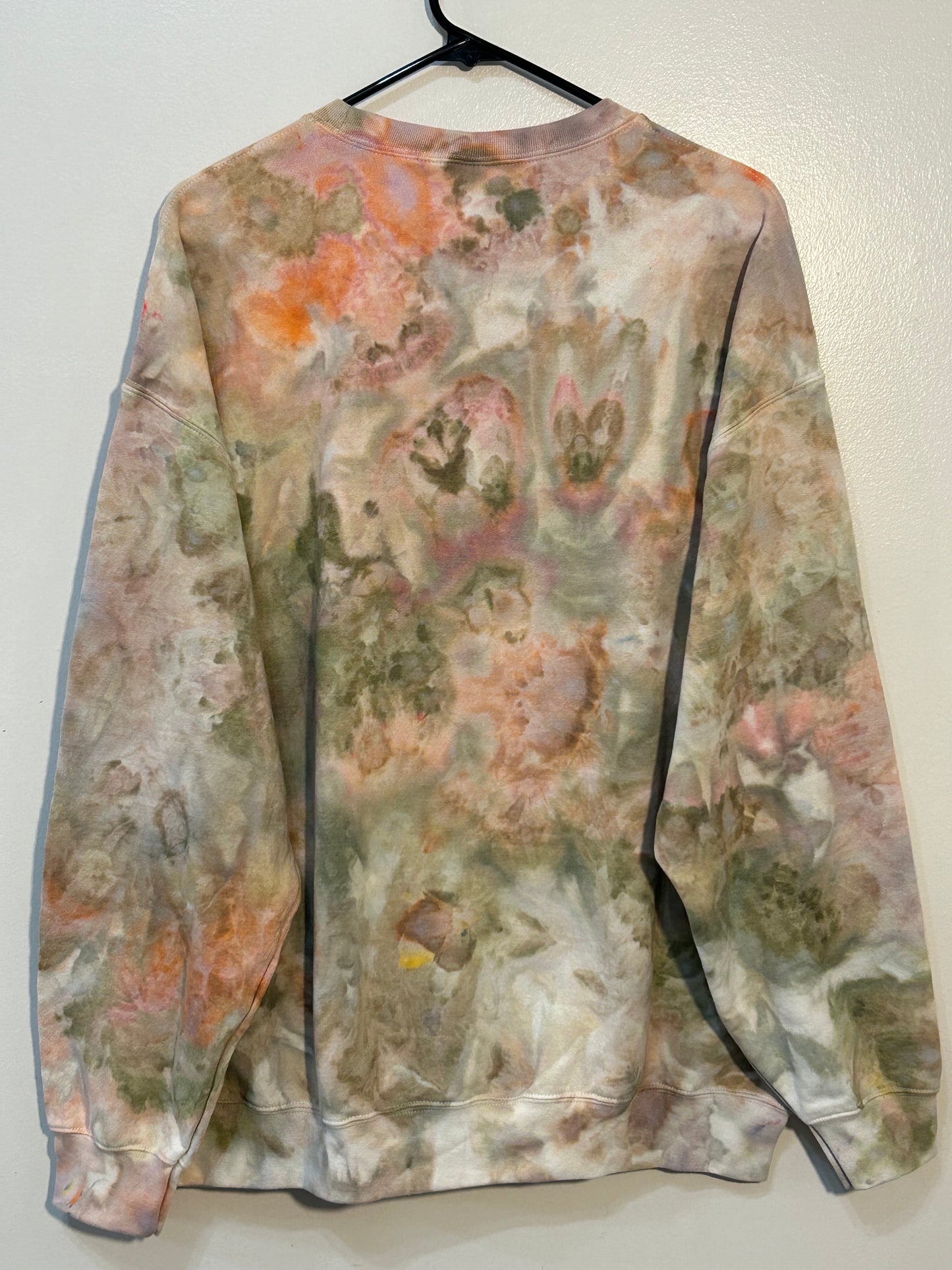 CREWNECK- OLIVE GREEN, PEACH, PEARL GRAY