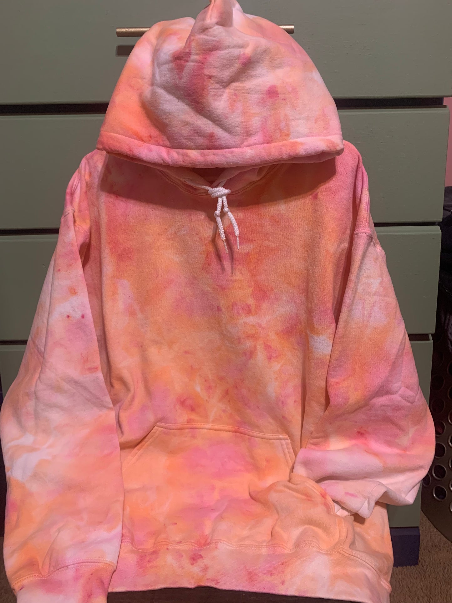 Peach Ice Dye