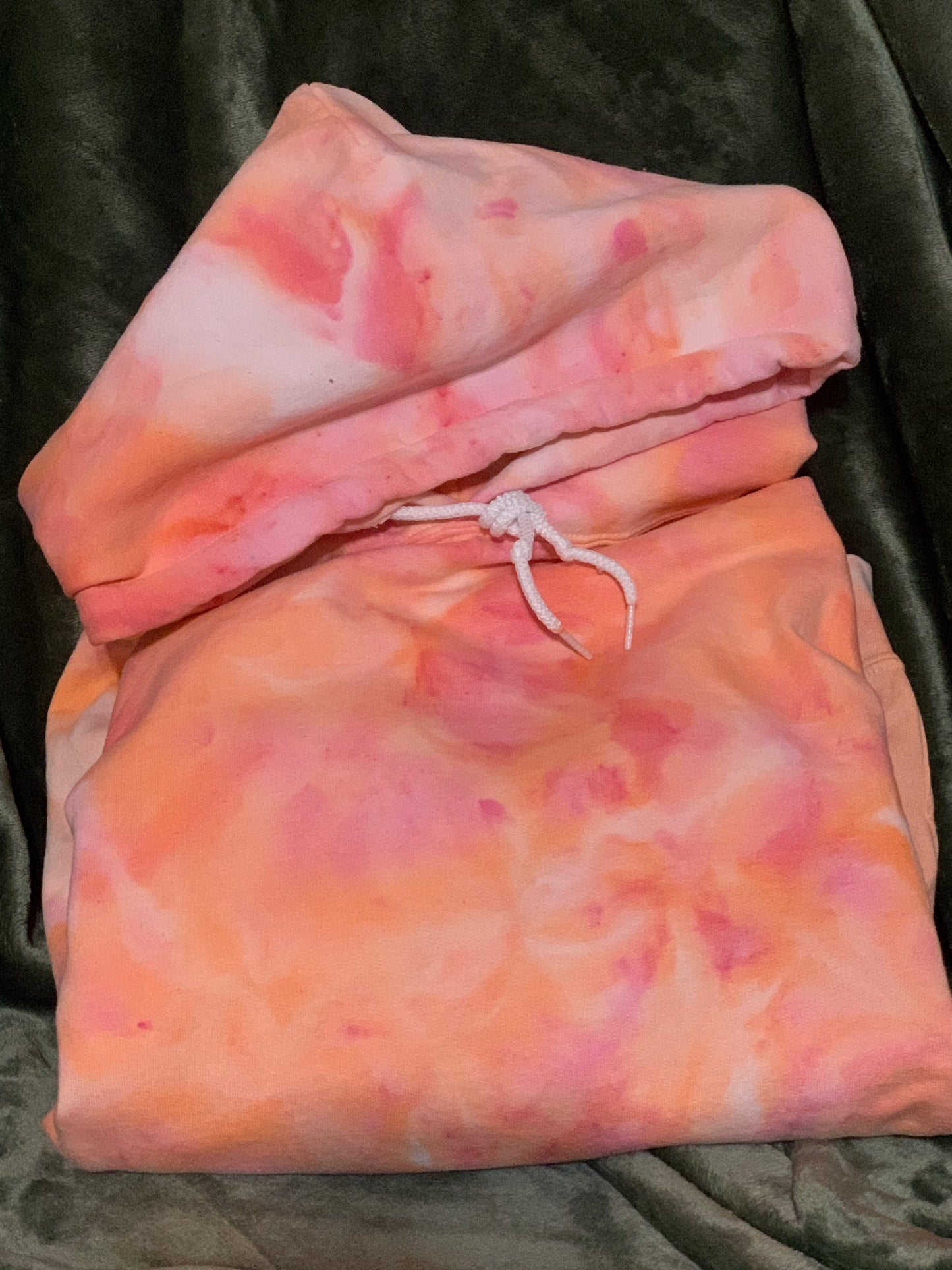 Peach Ice Dye