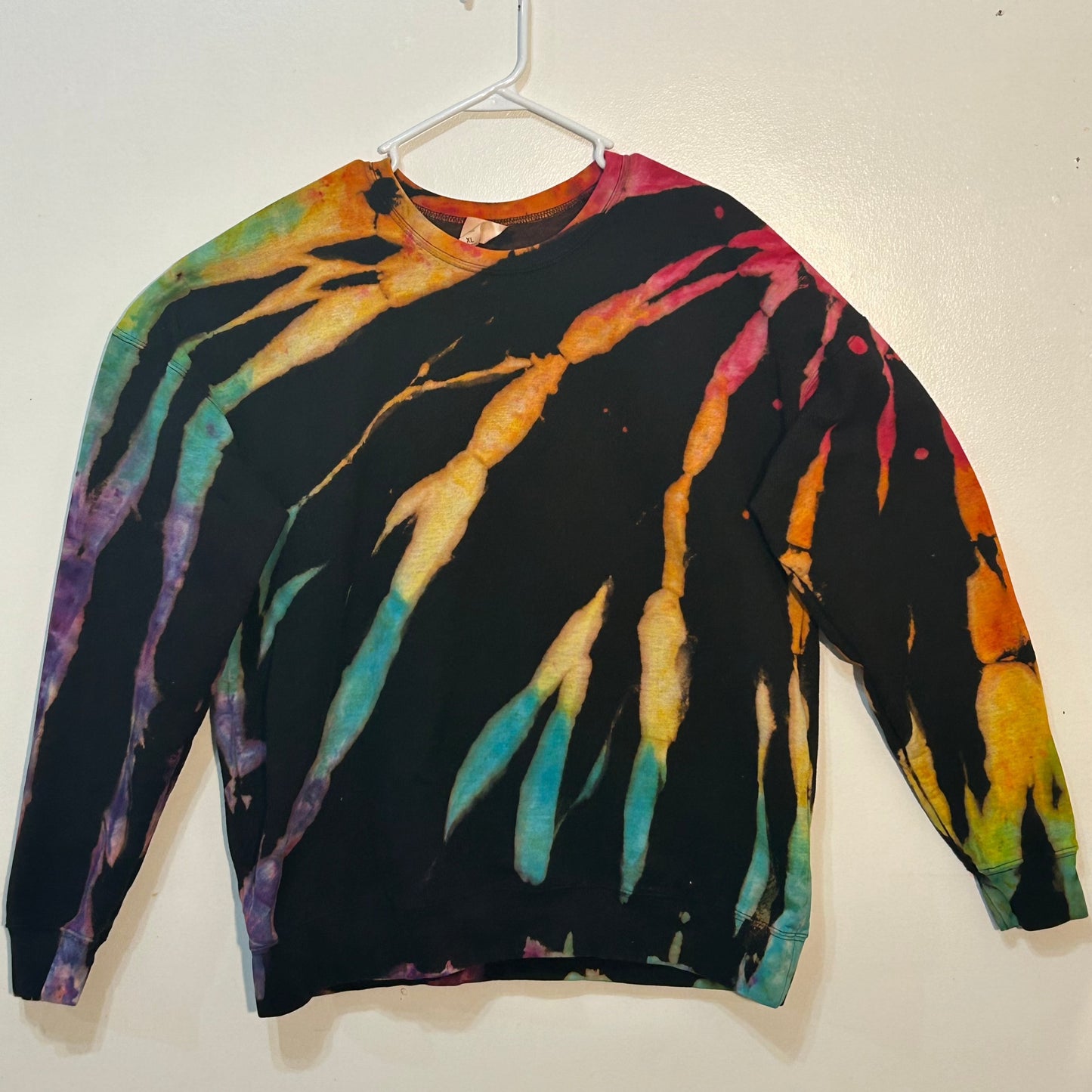 Reverse Tie Dye-Rainbow
