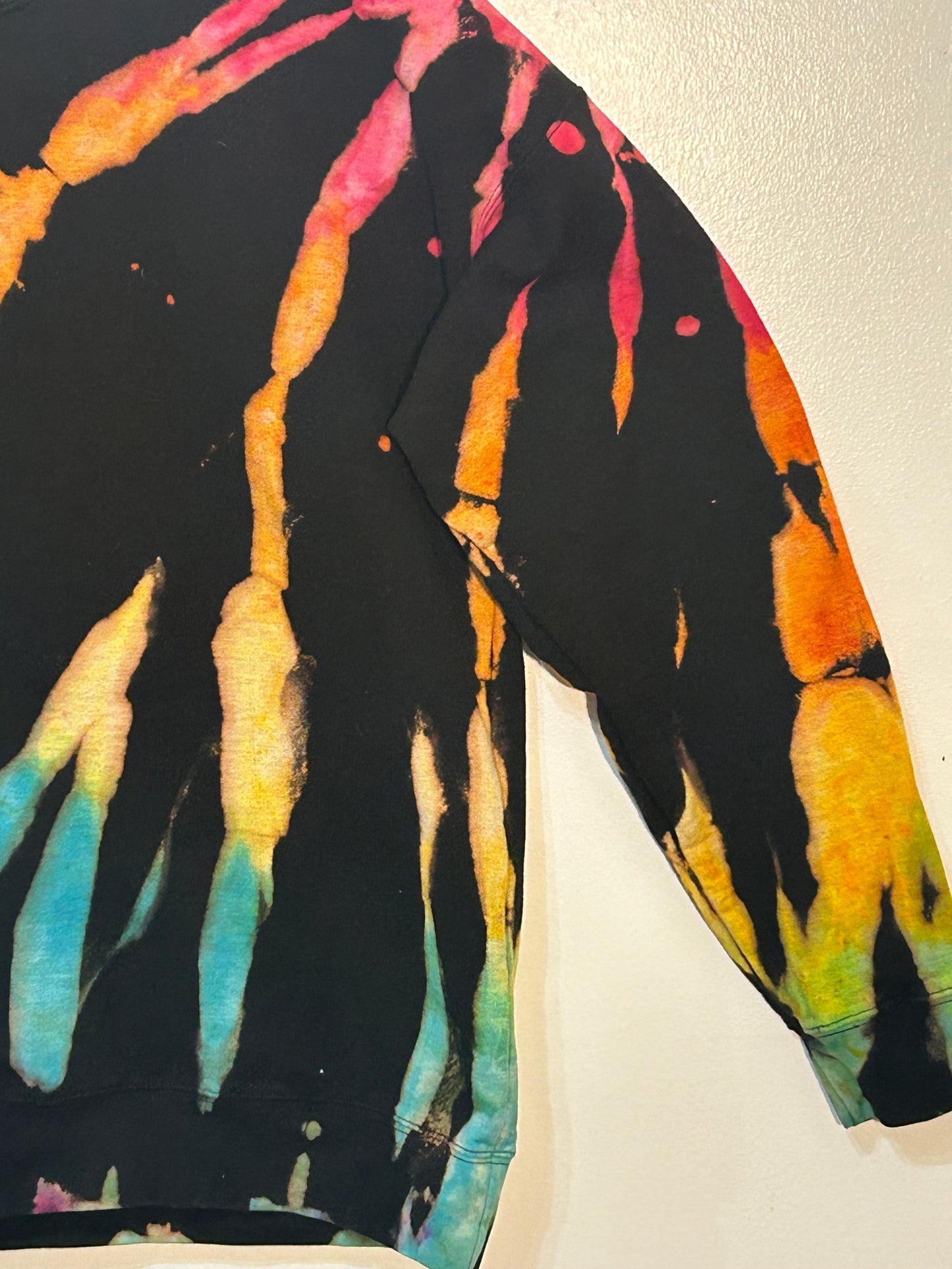 Reverse Tie Dye-Rainbow