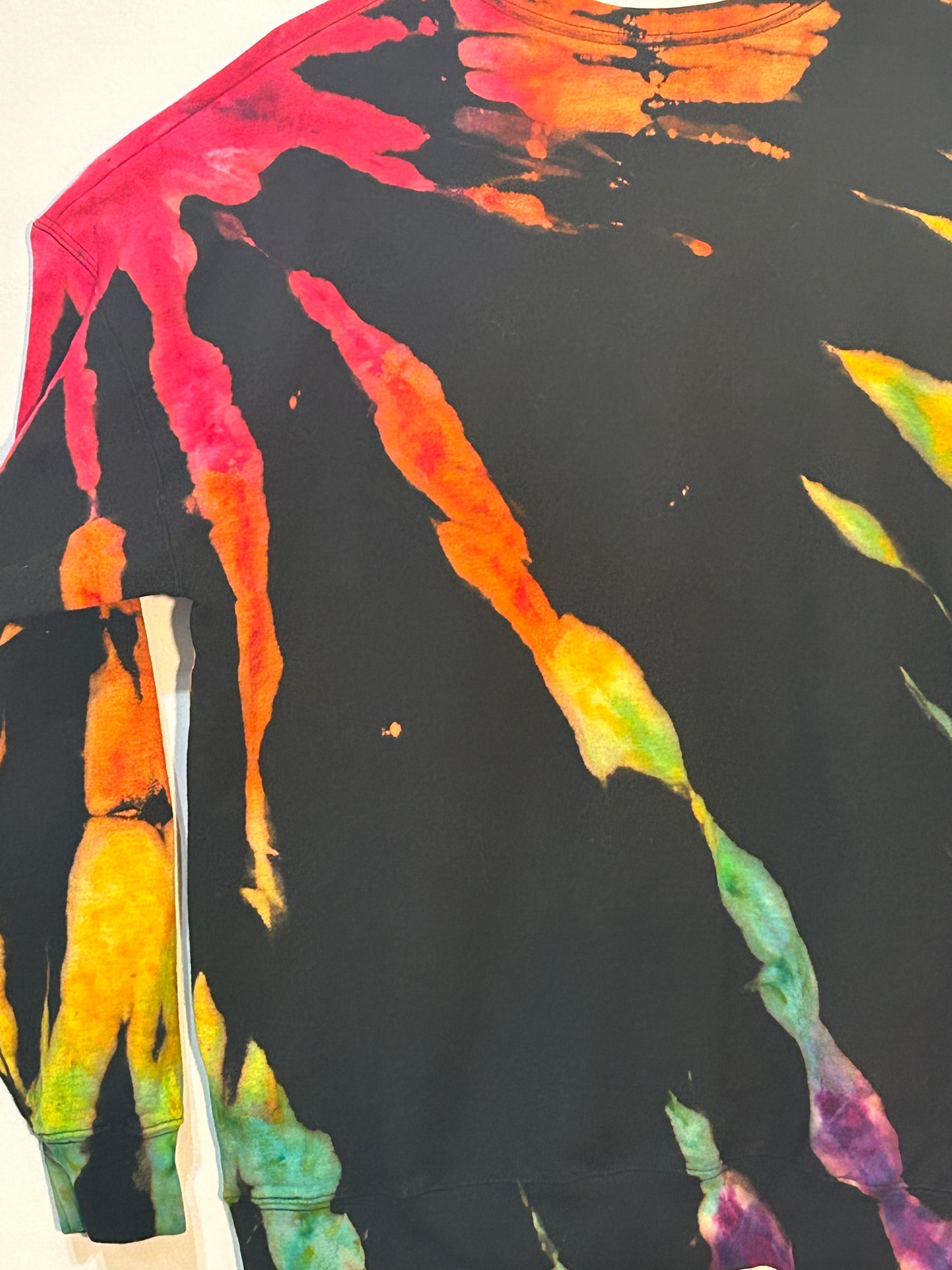 Reverse Tie Dye-Rainbow