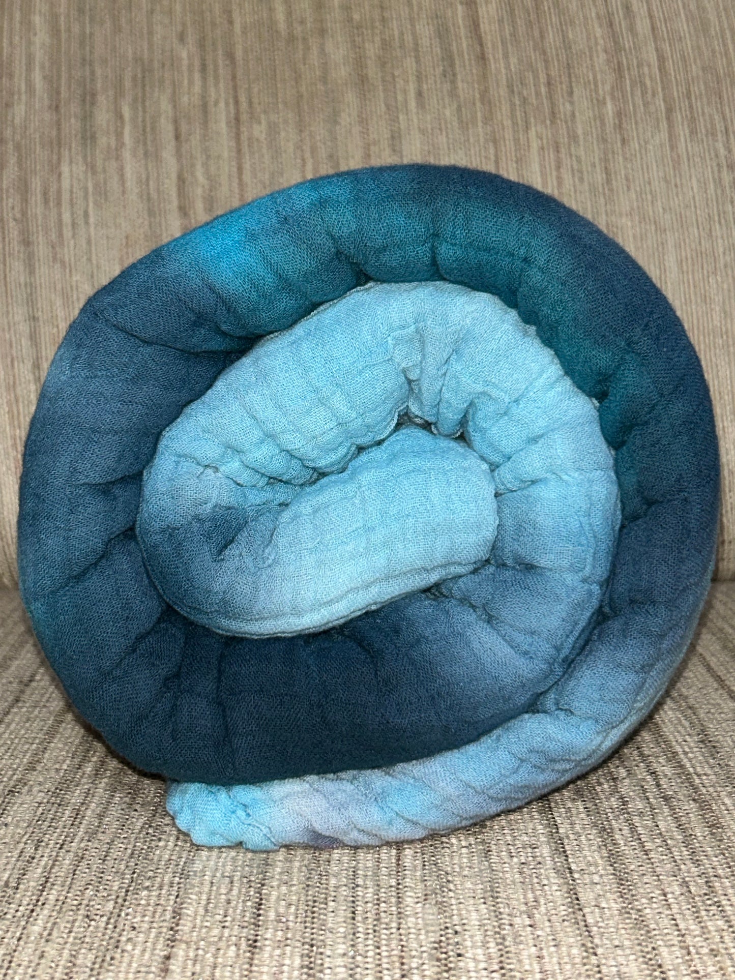 Midnight Tide- 100% Cotton Muslin Blanket