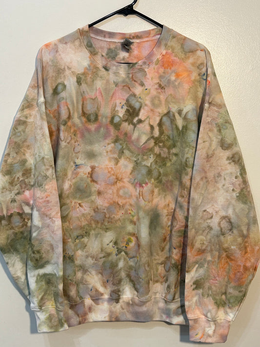 CREWNECK- OLIVE GREEN, PEACH, PEARL GRAY