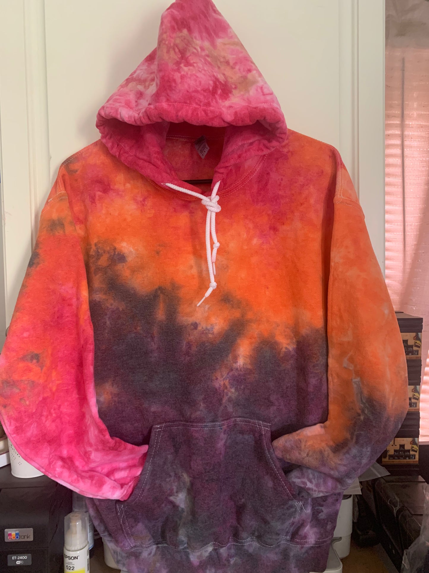 Sunset Hoodie Ice Dye